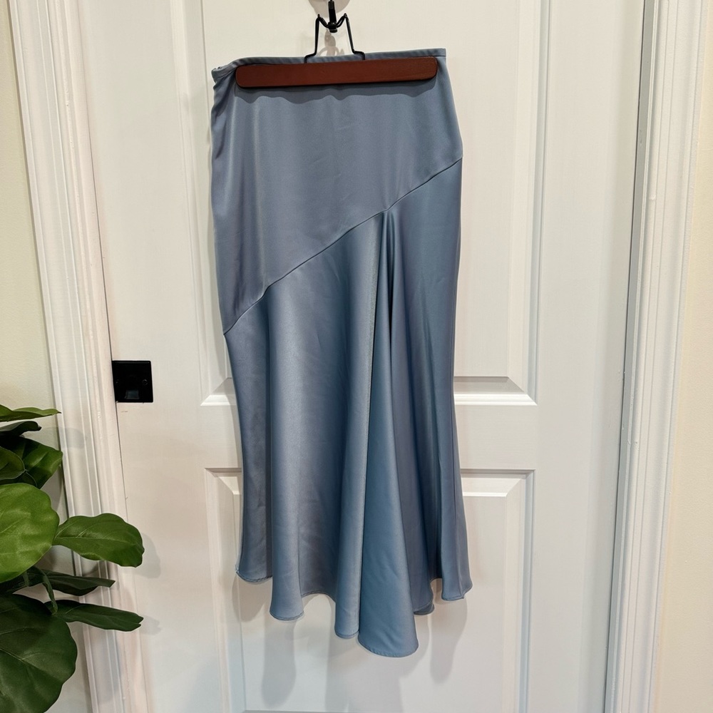 MOTF High Waist Bias cut Satin skirt